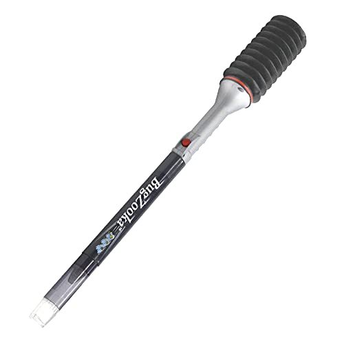 Single BugZooka bug vacuum photographed diagonally showing full length with bellows grip and clear catch tube